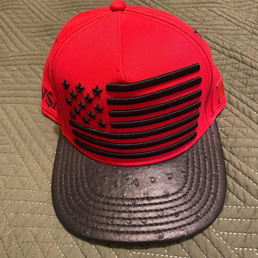 Cayler & Sons black & red SnapBack hat